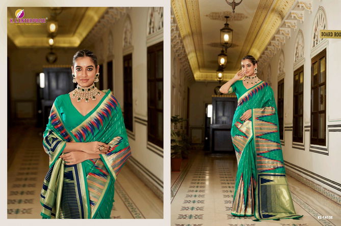 KL Varkala 1413A to 1413F Designer Silk Sarees Wholesale Shop In Surat